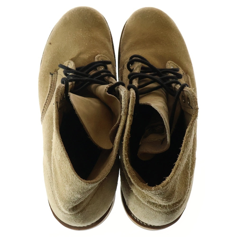 RED WING(レッド ウイング) CLASSIC ROUND TOE 6INCH 8167 クラシックラウンドトゥ スエードブーツ ベージュ