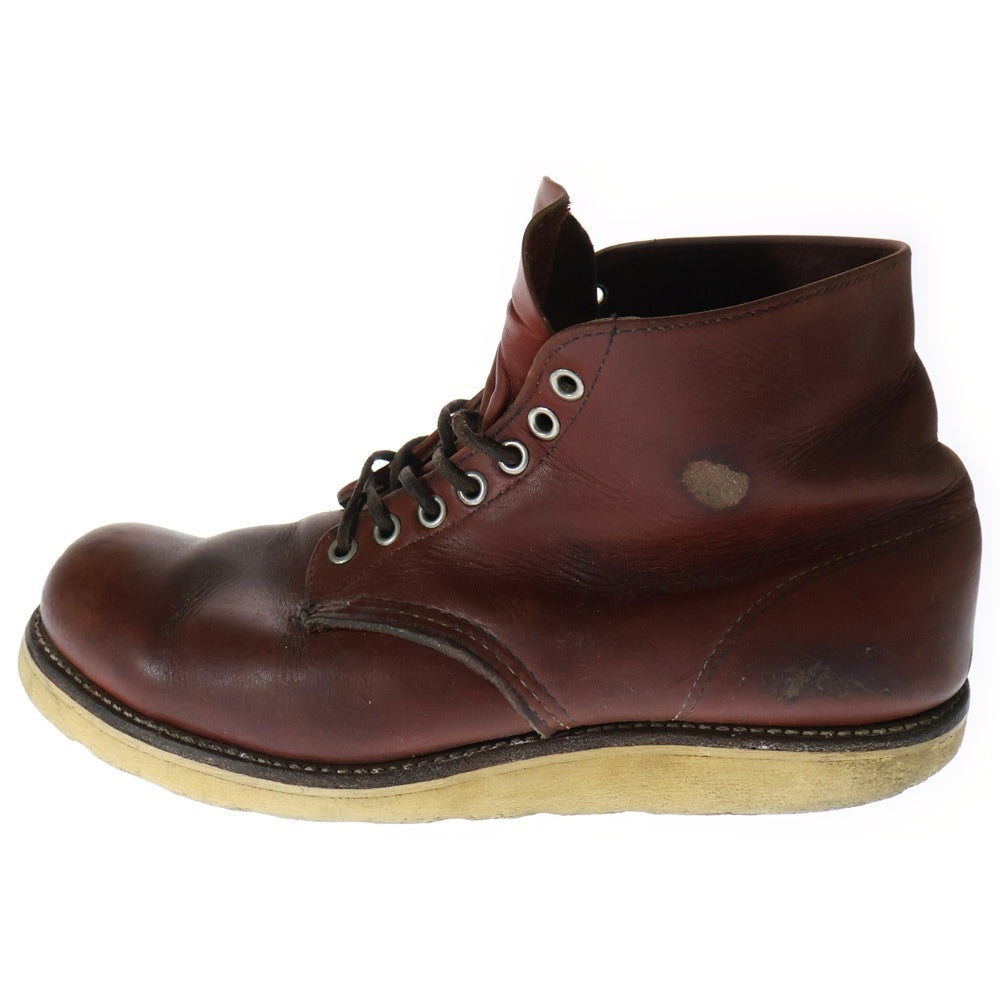 RED WING(レッド ウイング) 90s CLASSIC ROUND TOE 6INCH 8166 半円犬タグ クラシックラウンドトゥ ブーツ ブラウン