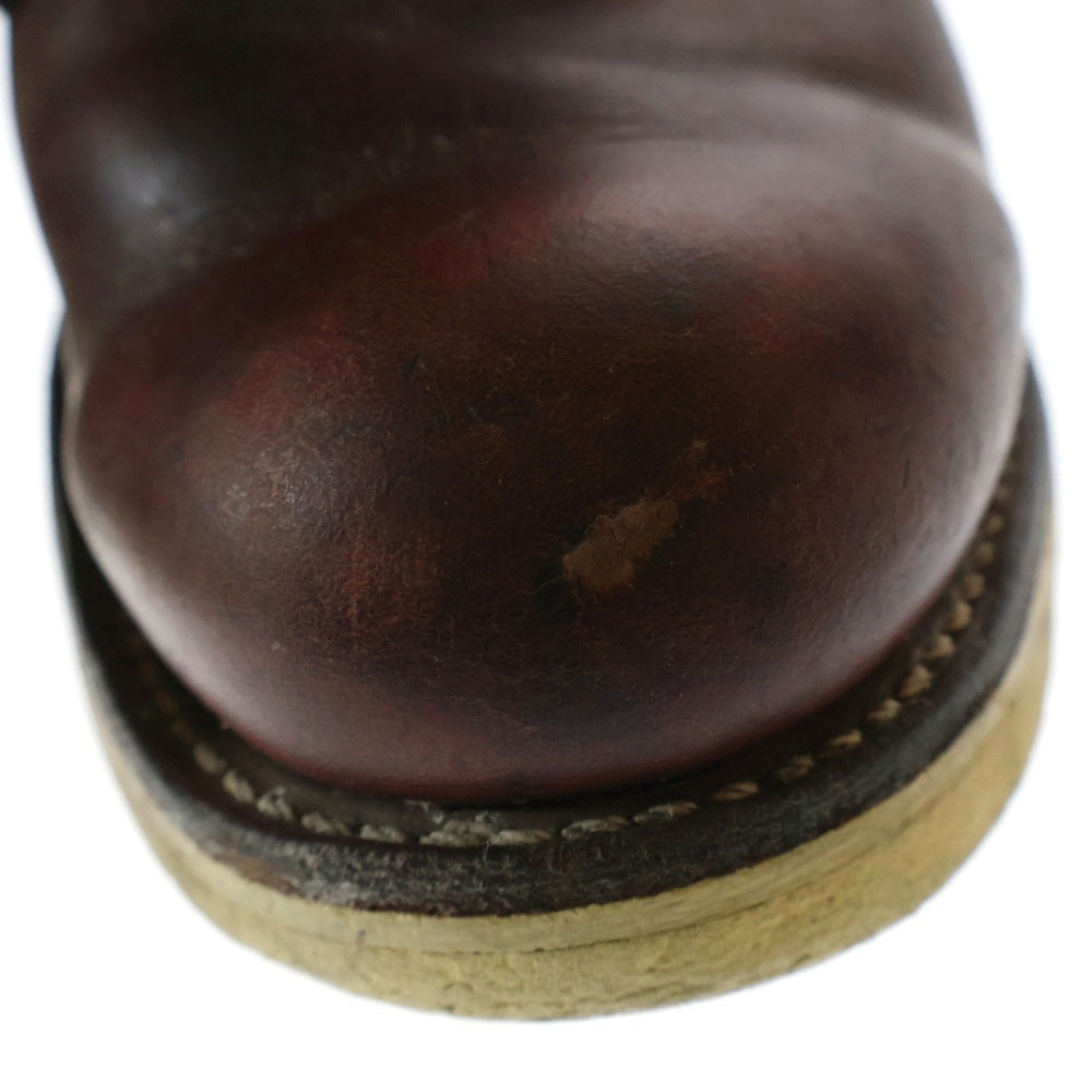 RED WING(レッド ウイング) 90s CLASSIC ROUND TOE 6INCH 8166 半円犬タグ クラシックラウンドトゥ ブーツ ブラウン