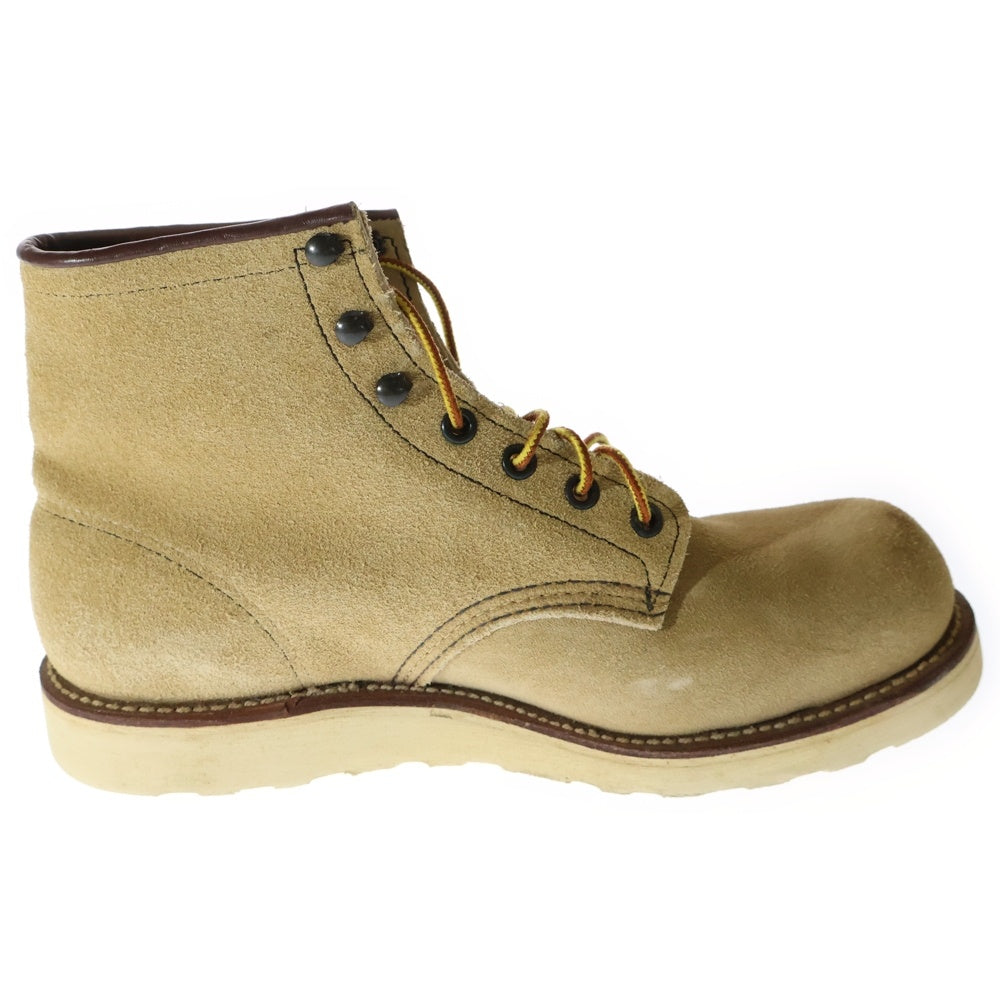 RED WING(レッド ウイング) ERIC CLAPTON別注 クラプトンモデル プレーントゥ スエード ブーツ ベージュ 2001