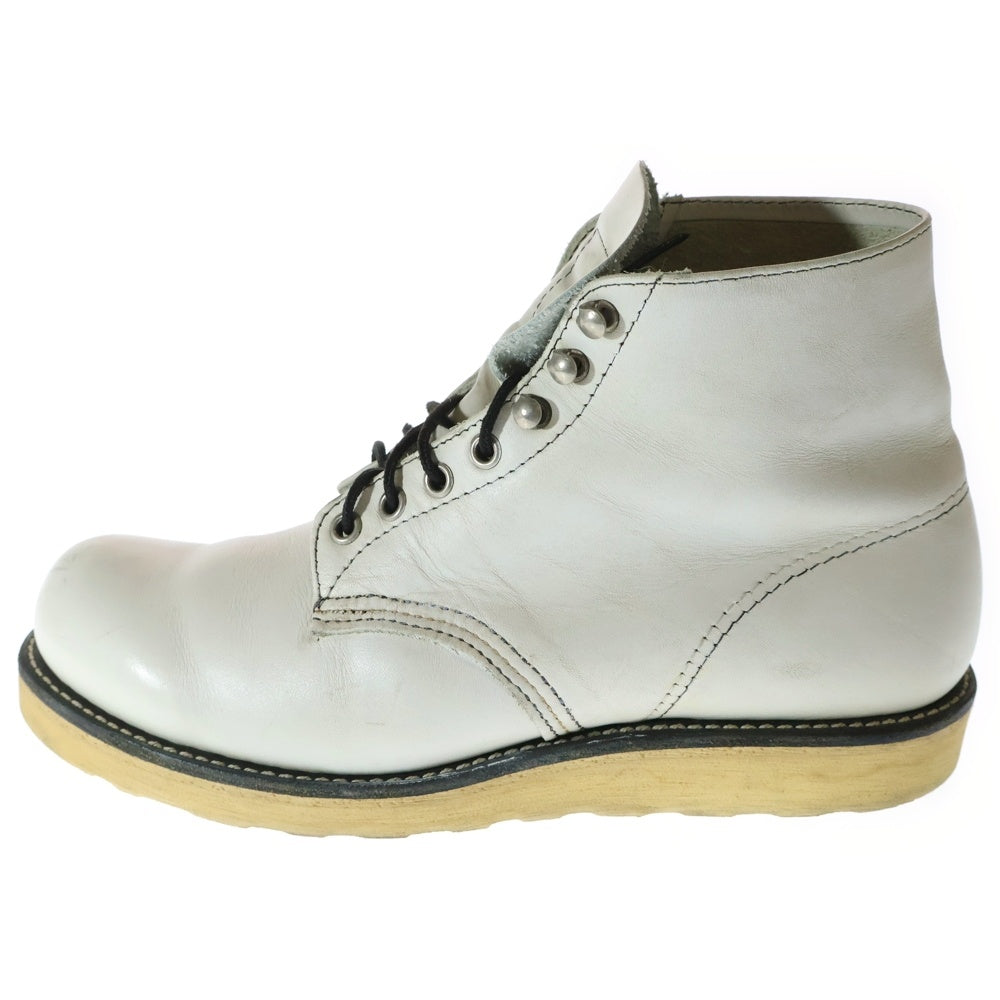 RED WING(レッド ウイング) BEAMS別注 アイリッシュセッター プレーントゥ ブーツ ホワイト 8873