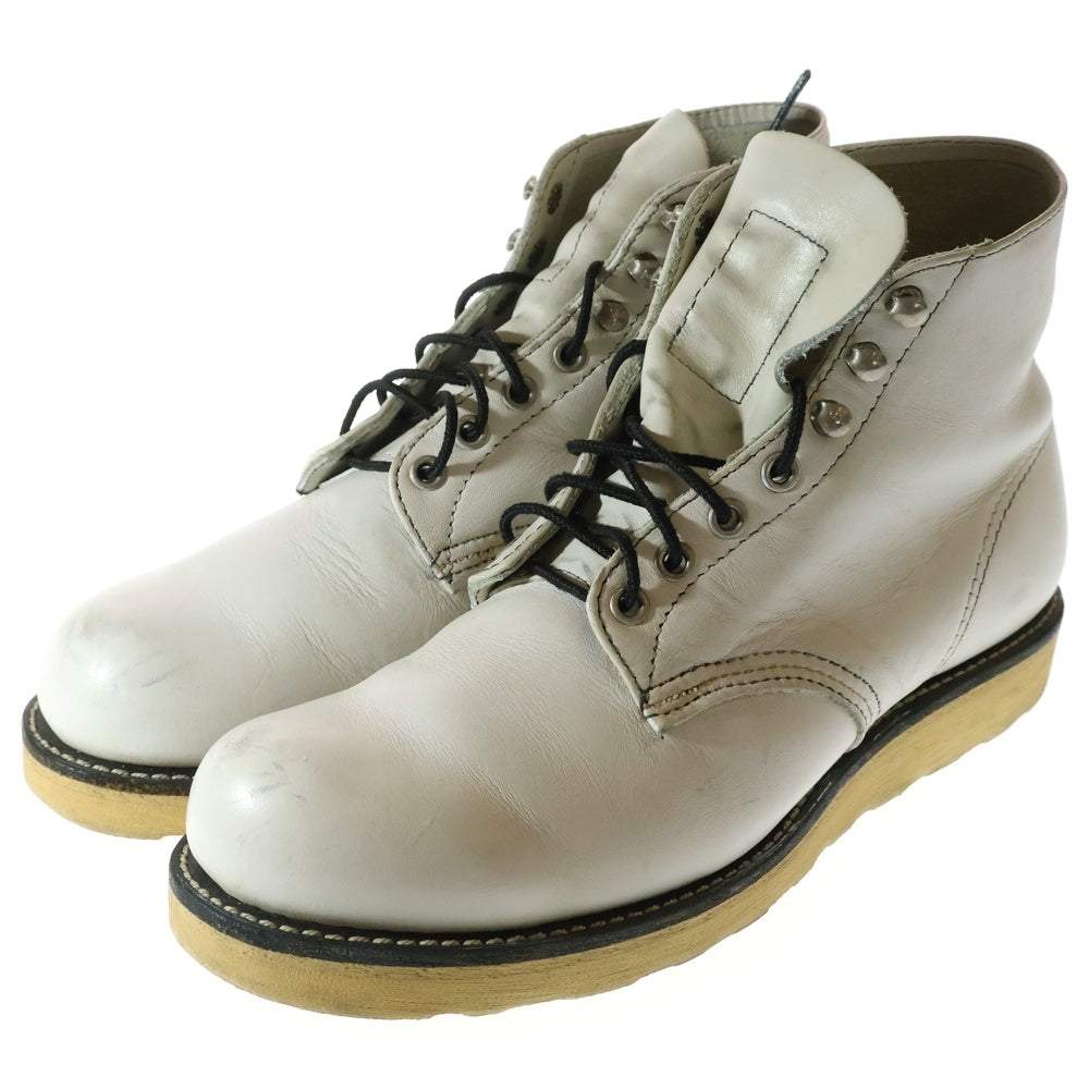 RED WING(レッド ウイング) BEAMS別注 アイリッシュセッター プレーントゥ ブーツ ホワイト 8873