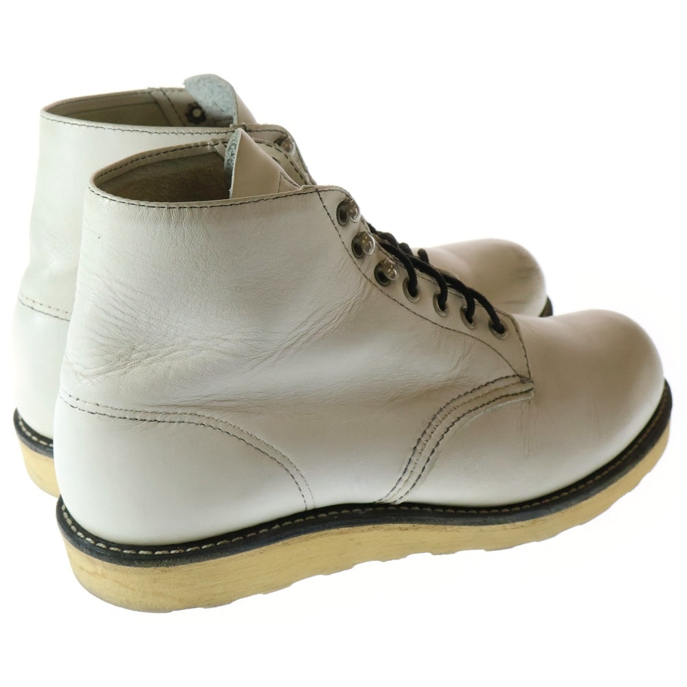 RED WING(レッド ウイング) BEAMS別注 アイリッシュセッター プレーントゥ ブーツ ホワイト 8873