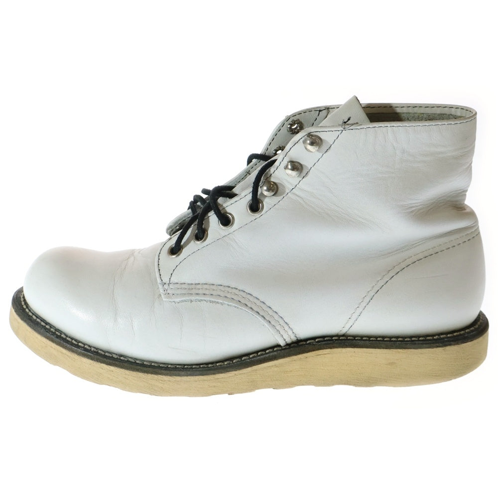 RED WING(レッド ウイング) BEAMS別注 刺繍羽根タグ 8873 アイリッシュセッター プレーントゥ ブーツ ホワイト