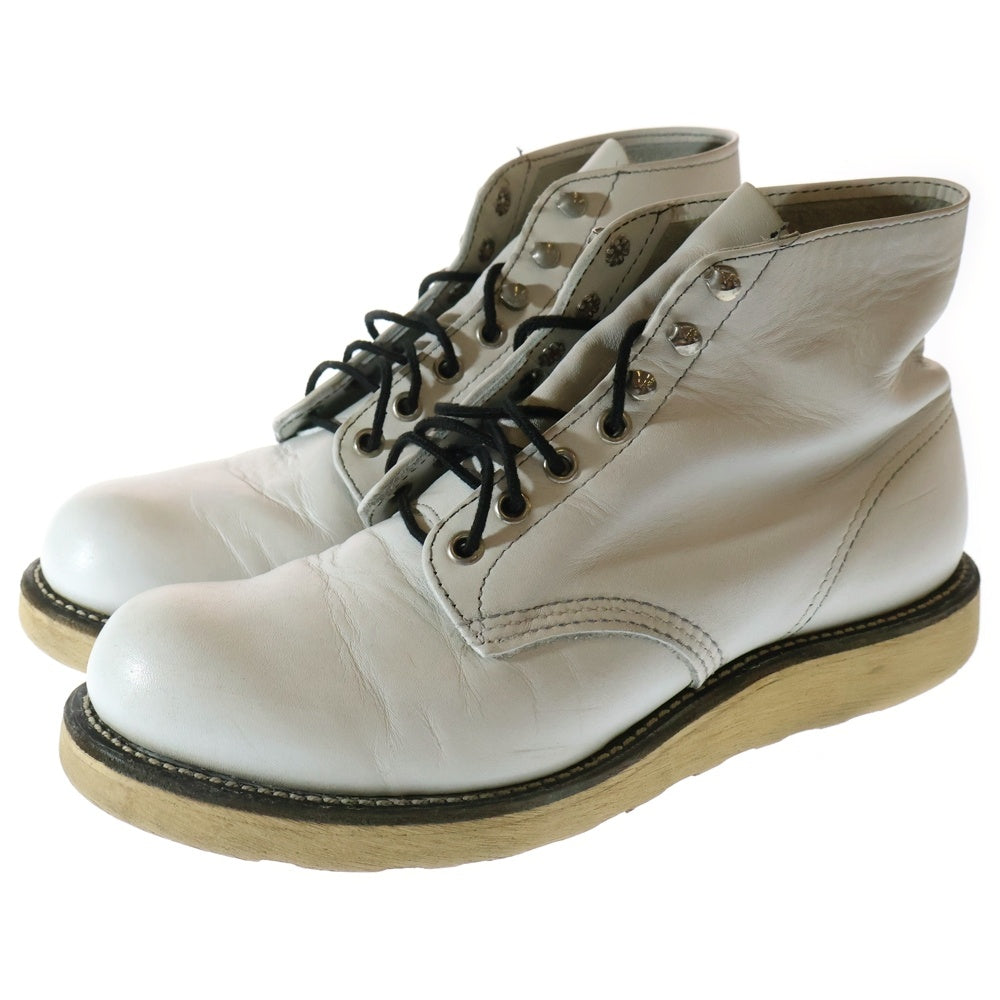 RED WING(レッド ウイング) BEAMS別注 刺繍羽根タグ 8873 アイリッシュセッター プレーントゥ ブーツ ホワイト
