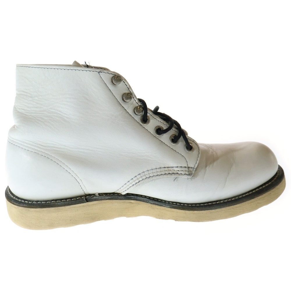 RED WING(レッド ウイング) BEAMS別注 刺繍羽根タグ 8873 アイリッシュセッター プレーントゥ ブーツ ホワイト