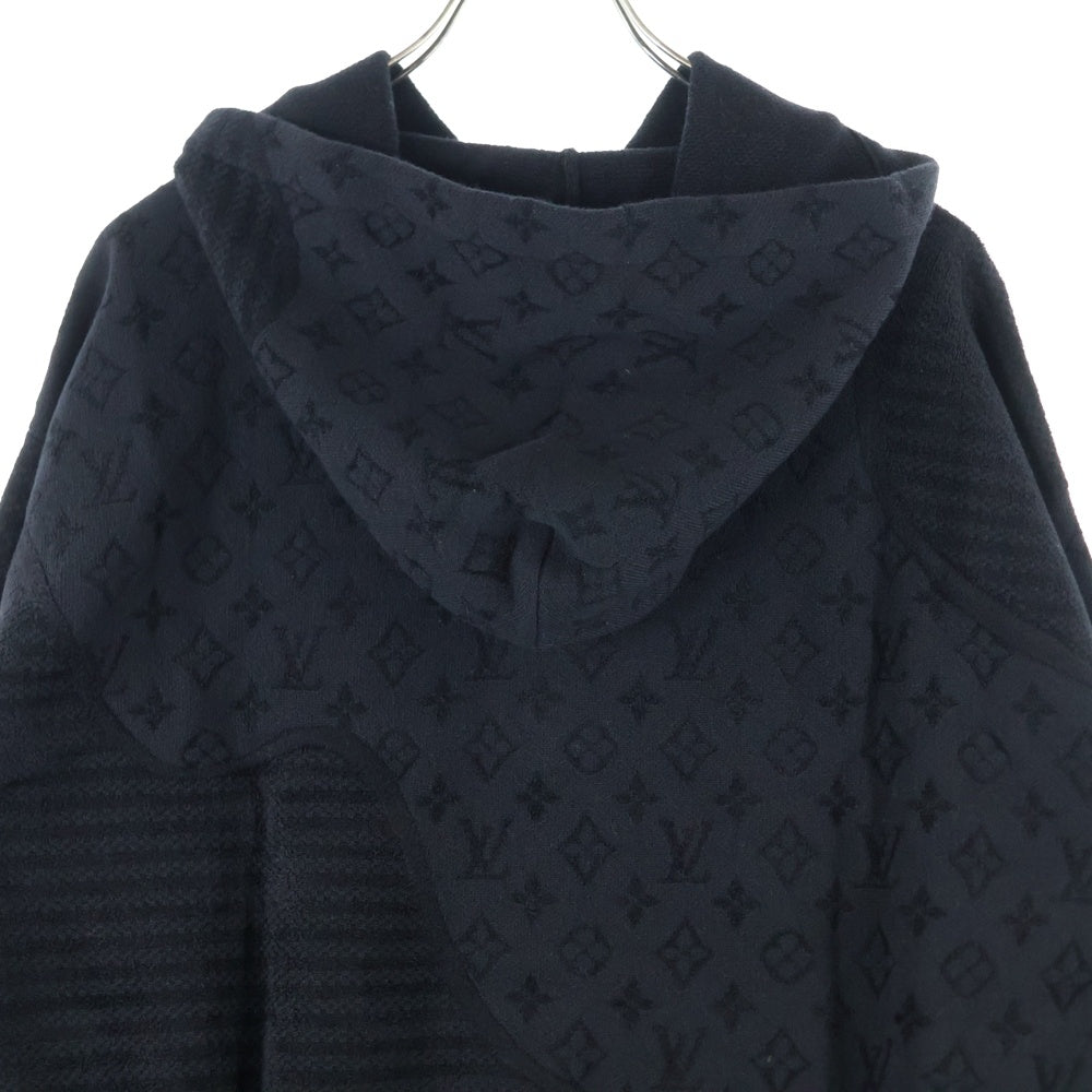 LOUIS VUITTON(ルイヴィトン) モノグラム グラフィック ジャガード プルオーバーパーカー ブラック RM251M SDL HSN83W