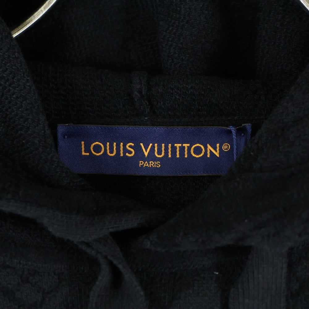 LOUIS VUITTON(ルイヴィトン) モノグラム グラフィック ジャガード プルオーバーパーカー ブラック RM251M SDL HSN83W