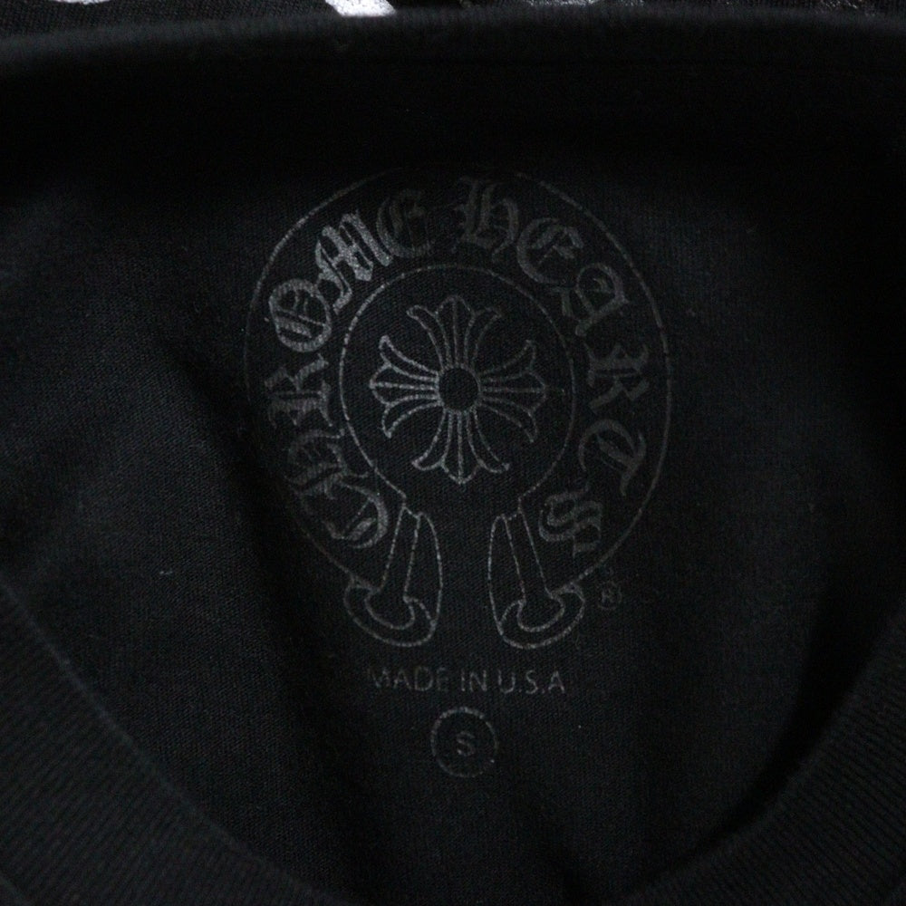 CHROME HEARTS(クロムハーツ) LAS VEGAS EXCLUSIVE HORSESHOE SS TEE ラスベガス限定 ホースシュープリント クルーネック 半袖Tシャツ カットソー ブラック/シルバー