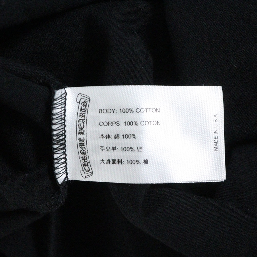 CHROME HEARTS(クロムハーツ) LAS VEGAS EXCLUSIVE HORSESHOE SS TEE ラスベガス限定 ホースシュープリント クルーネック 半袖Tシャツ カットソー ブラック/シルバー