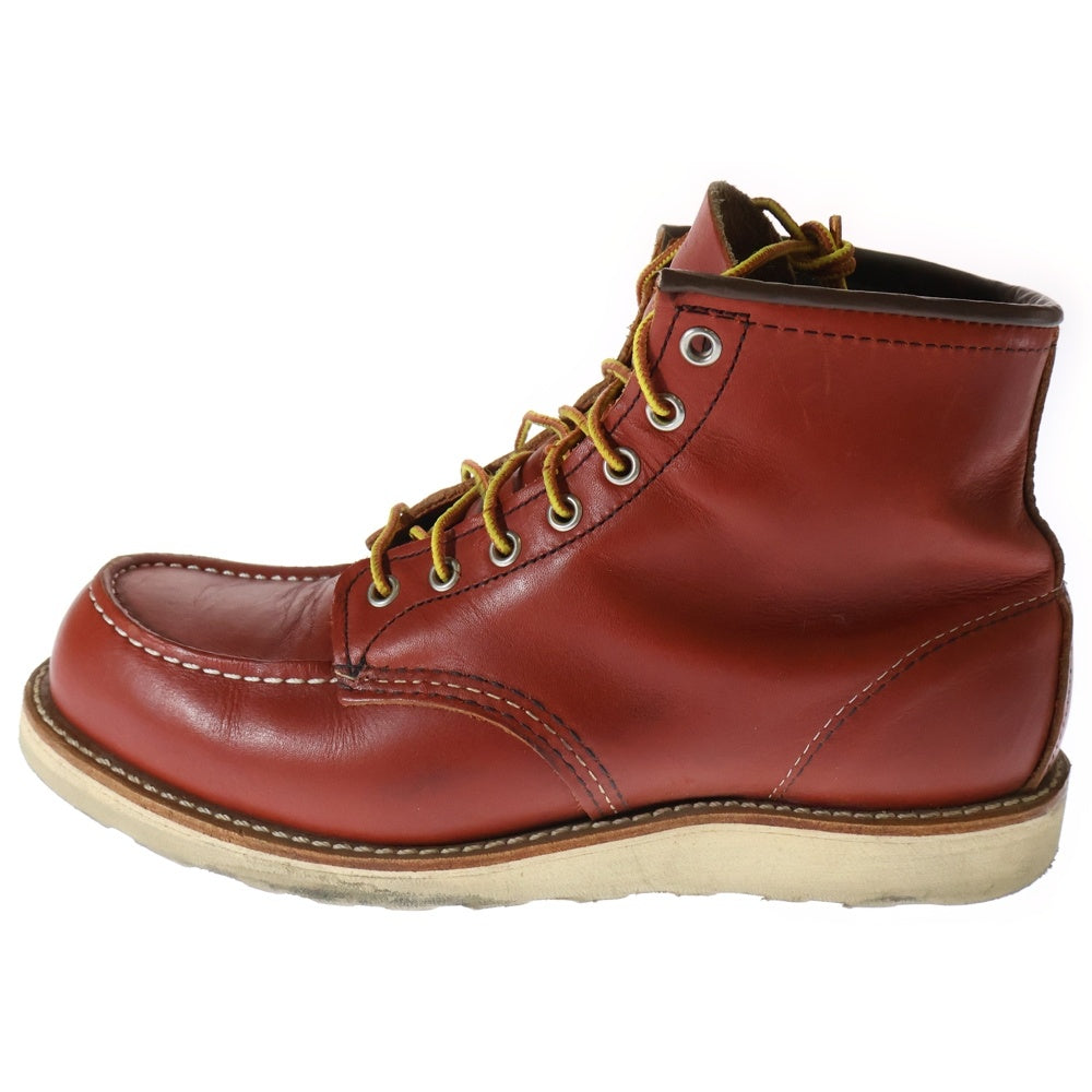 RED WING(レッド ウイング) 6-inch Classic Moc 6インチクラシックモックブーツ 犬タグ復刻 レッドブラウン 08875-1