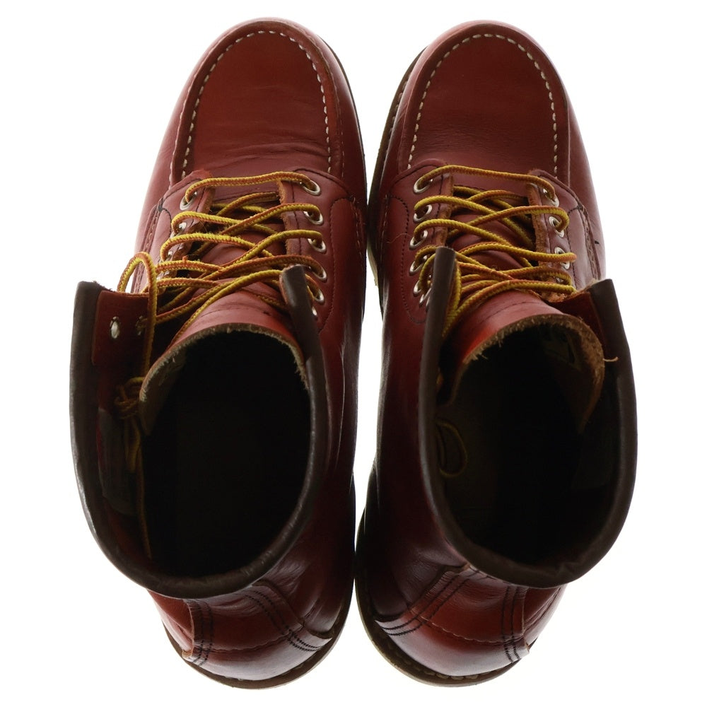 RED WING(レッド ウイング) 6-inch Classic Moc 6インチクラシックモックブーツ 犬タグ復刻 レッドブラウン 08875-1