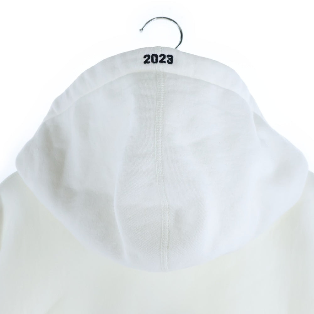 SUPREME(シュプリーム) 23SS Motion Logo Hooded Sweatshirt モーションロゴプリント プルオーバー スウェットパーカー フーディー ホワイト