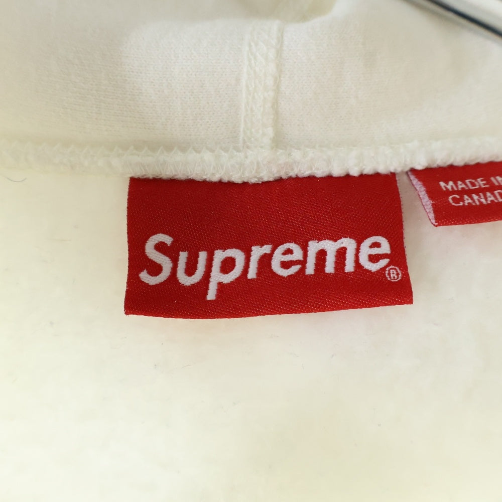 SUPREME(シュプリーム) 23SS Motion Logo Hooded Sweatshirt モーションロゴプリント プルオーバー スウェットパーカー フーディー ホワイト