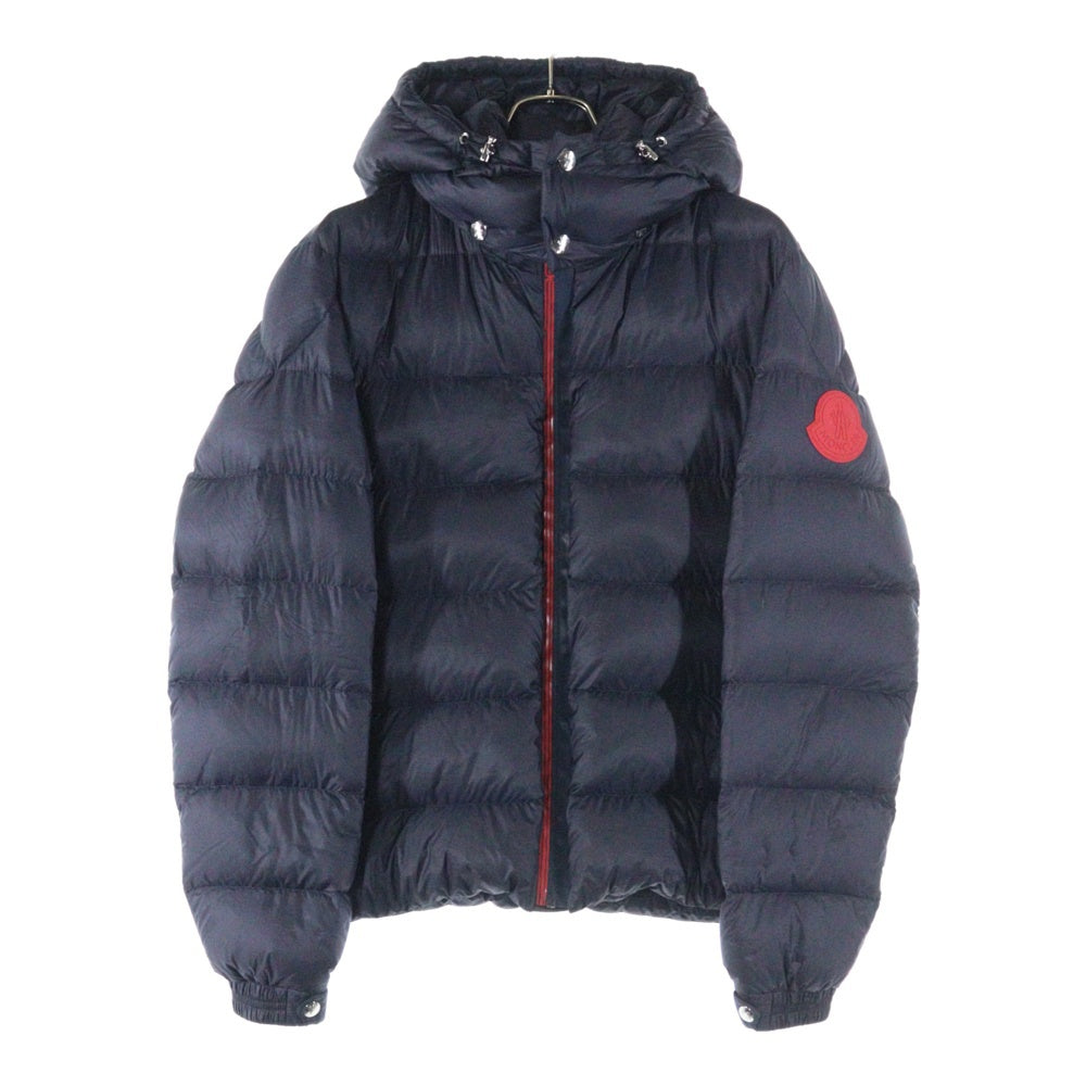 MONCLER(モンクレール) 20AW ARVES F20911A20100 53334 ラバーロゴ ジップアップダウンジャケット ネイビー