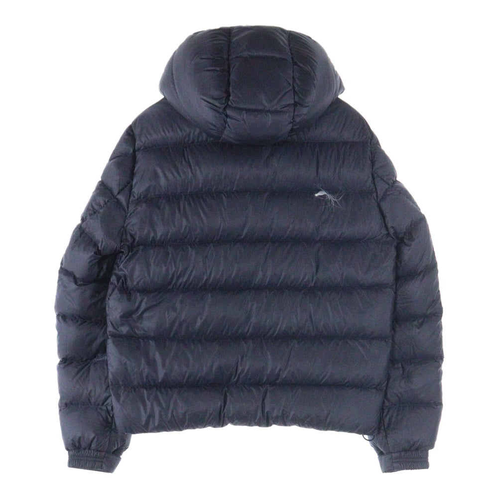 MONCLER(モンクレール) 20AW ARVES F20911A20100 53334 ラバーロゴ ジップアップダウンジャケット ネイビー