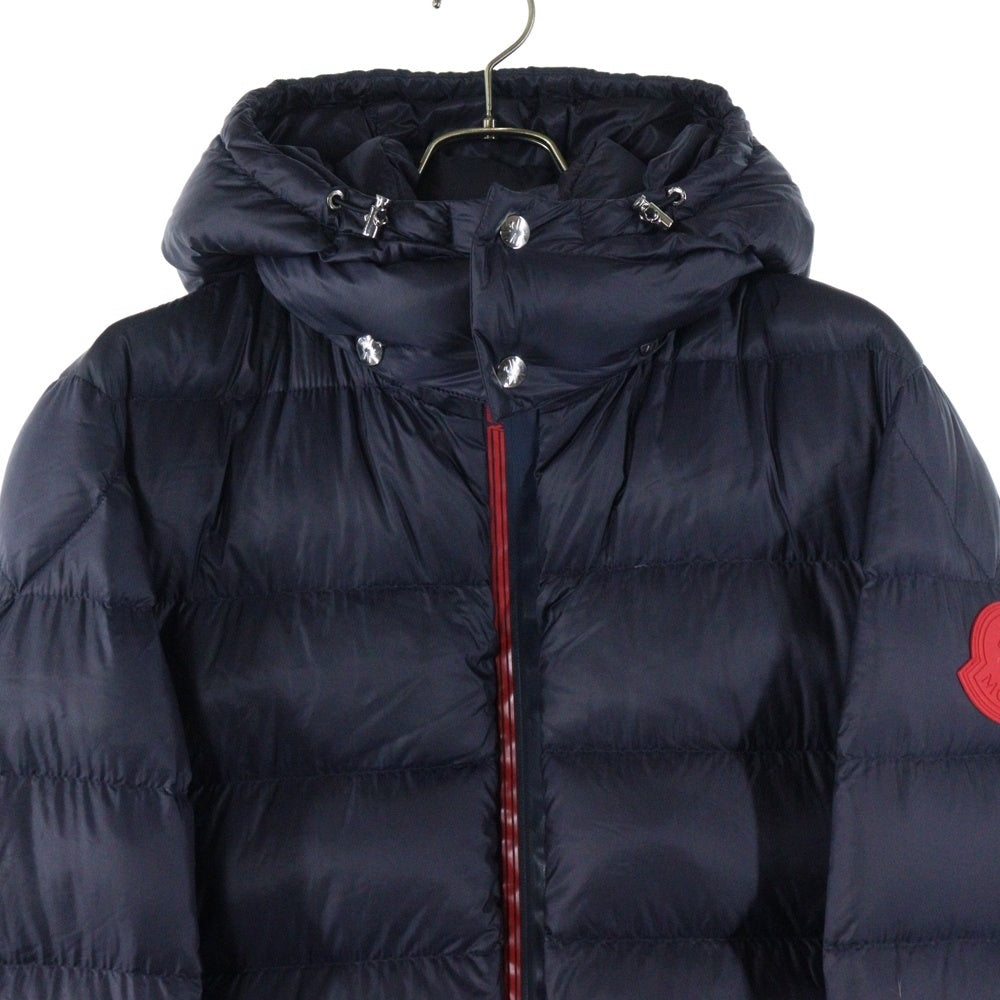 MONCLER(モンクレール) 20AW ARVES F20911A20100 53334 ラバーロゴ ジップアップダウンジャケット ネイビー