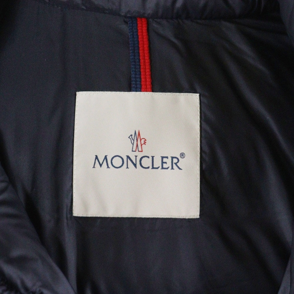MONCLER(モンクレール) 20AW ARVES F20911A20100 53334 ラバーロゴ ジップアップダウンジャケット ネイビー