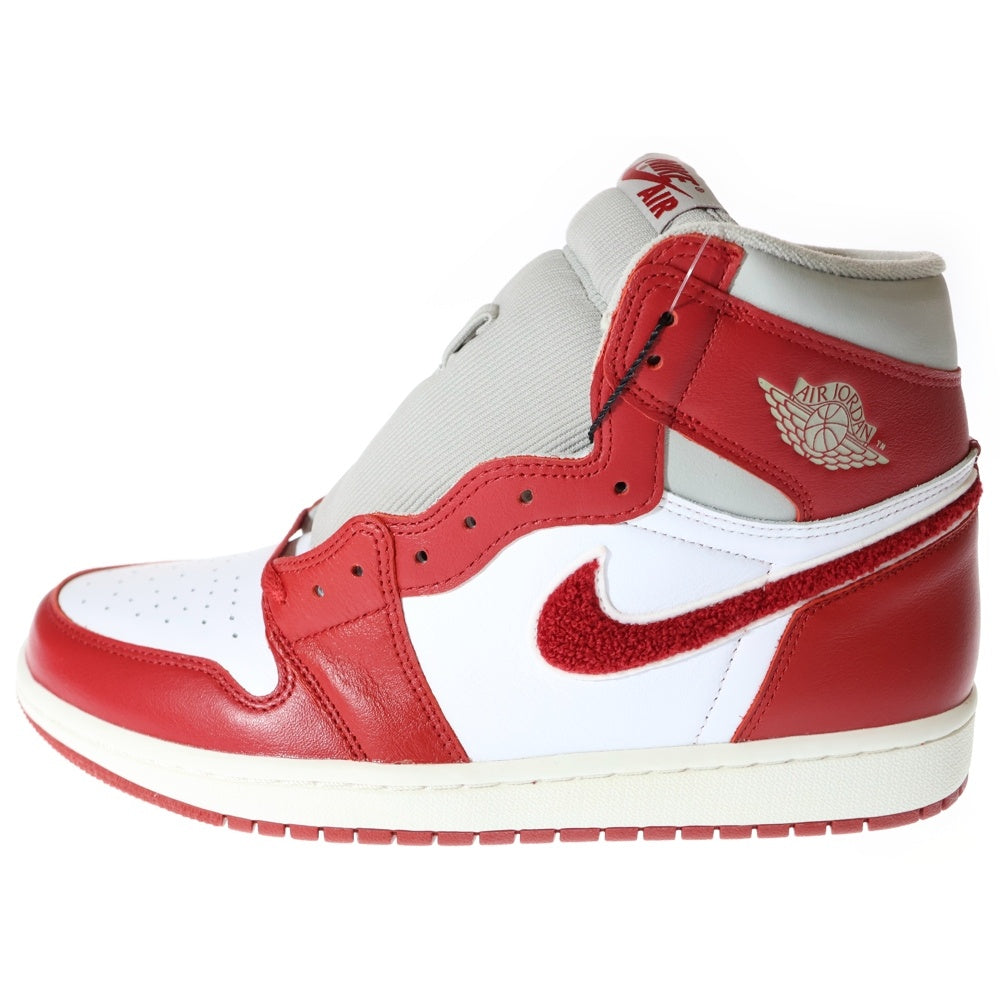 NIKE(ナイキ) WMNS AIR JORDAN1 RETRO HIGH OG DJ4891-061 ウィメンズ エアジョーダン1 レトロ ハイカットスニーカー ホワイト/レッド US10.5/27.5cm