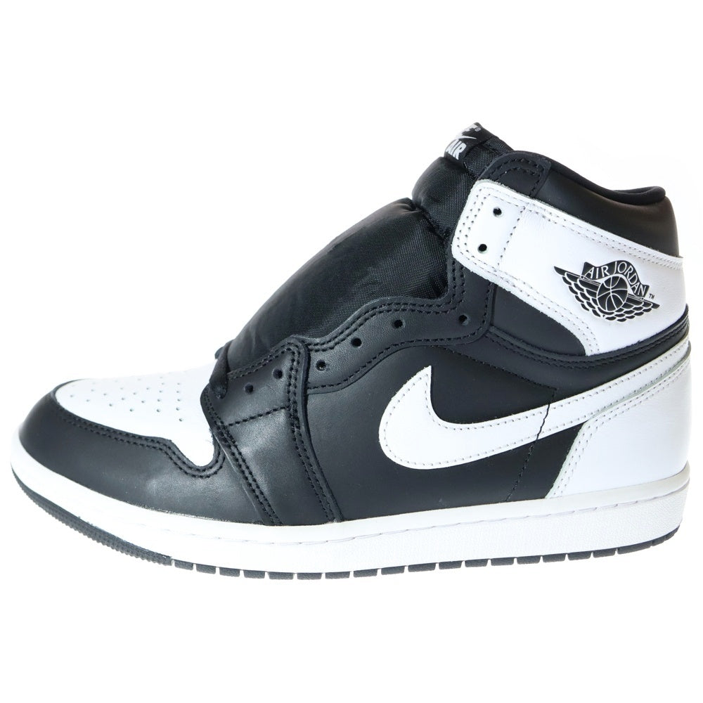 NIKE(ナイキ) AIR JORDAN 1 RETRO HIGH OG DZ5485-010 エアジョーダン1 レトロ OG ハイカットスニーカー シューズ ブラック/ホワイト US9.5/27.5cm