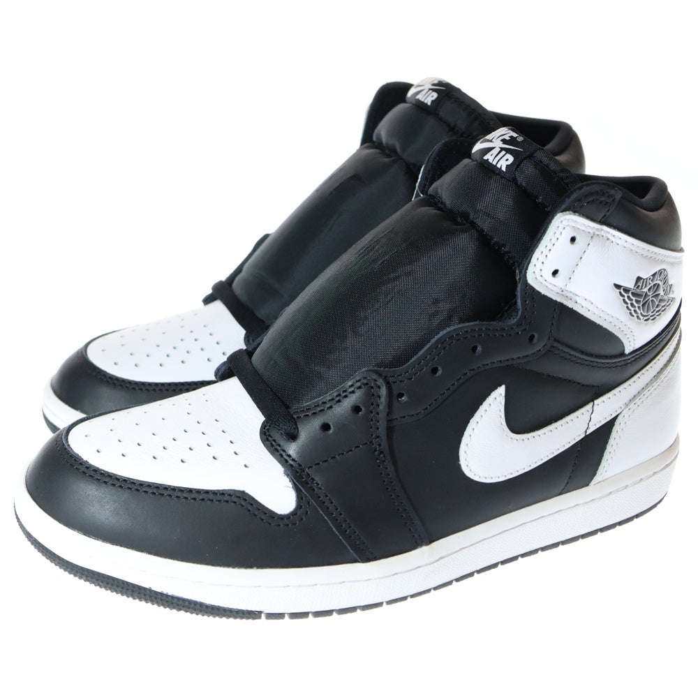 NIKE(ナイキ) AIR JORDAN 1 RETRO HIGH OG DZ5485-010 エアジョーダン1 レトロ OG ハイカットスニーカー シューズ ブラック/ホワイト US9.5/27.5cm