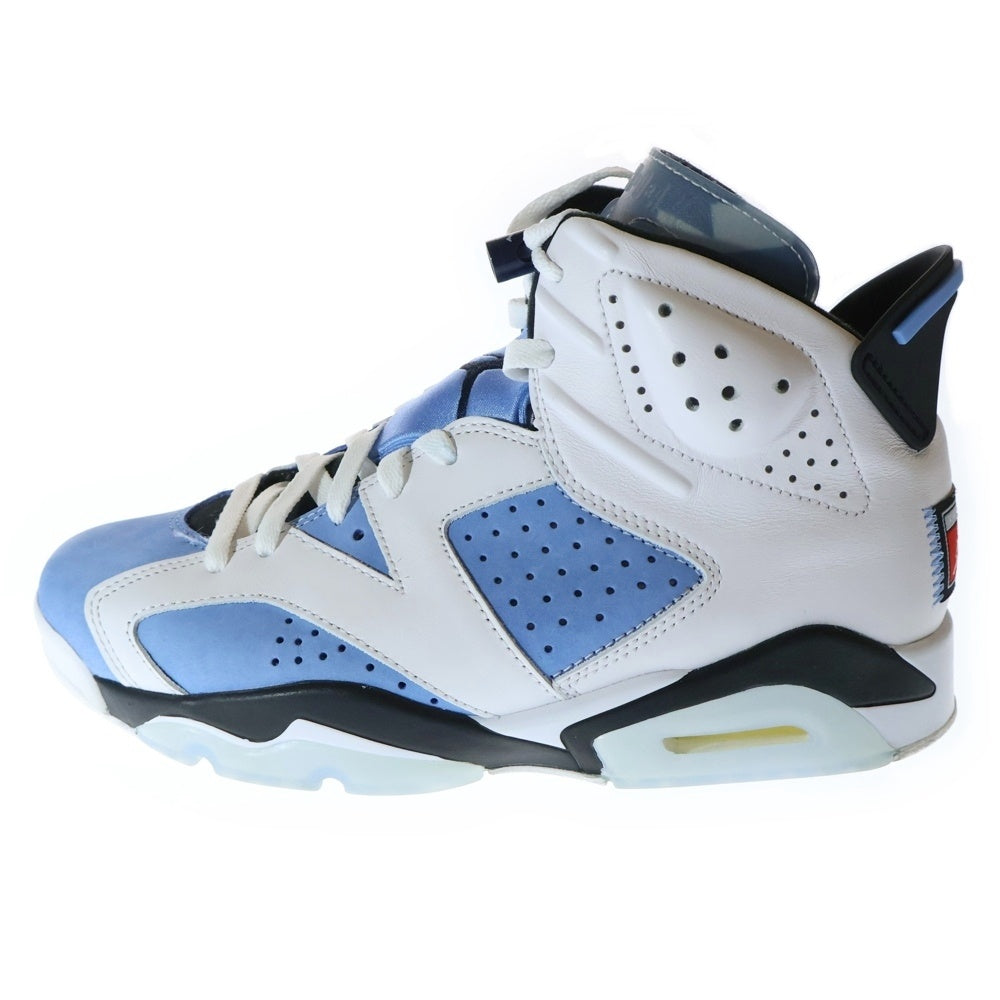 NIKE(ナイキ) AIR JORDAN 6 UNC CT8529-410 エアジョーダン6 ハイカットスニーカー シューズ ブルー US9/27.0cm