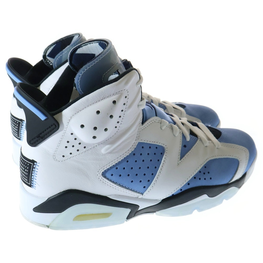 NIKE(ナイキ) AIR JORDAN 6 UNC CT8529-410 エアジョーダン6 ハイカットスニーカー シューズ ブルー US9/27.0cm