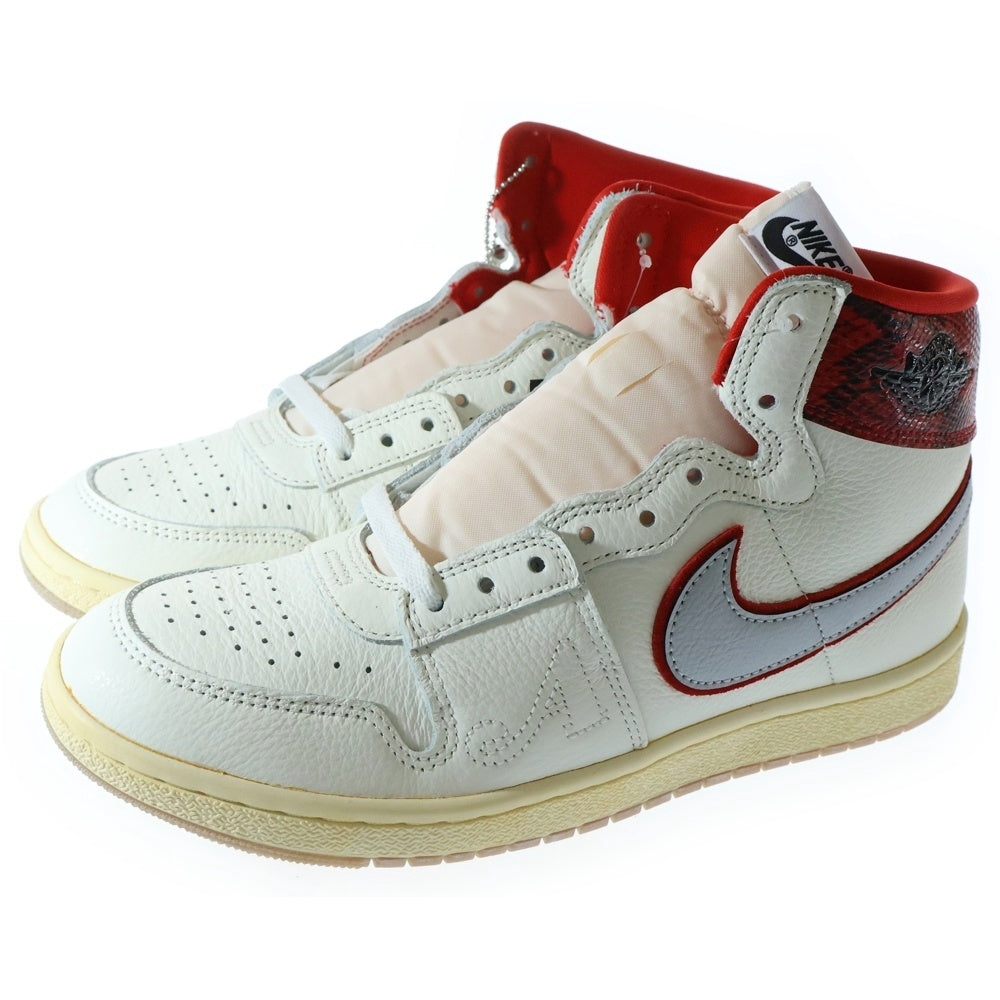 NIKE(ナイキ) ×AWAKE NY JORDAN AIR SHIP PE SP FN8675-100 アウェイク ニューヨーク ジョーダン エアシップ ハイカットスニーカー シューズ ホワイト/レッド US9.5/27.5cm