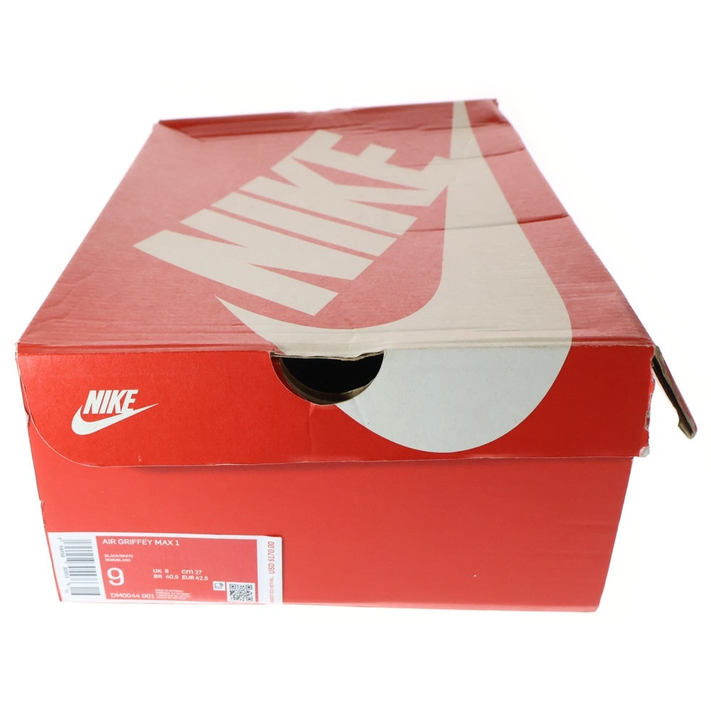 NIKE(ナイキ) AIR GRIFFEY MAX 1 JACKIE ROBINSON DM0044-001 エア グリフィー マックス 1 ジャッキー ロビンソン ハイカットスニーカー ブラック US9/27.0cm