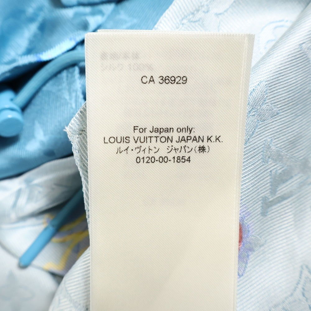 LOUIS VUITTON(ルイヴィトン) ×YK Monogram Face Shirt RM232H V36 HOS31W ×草間彌生 モノグラムフェイスプリント半袖シャツ ライトブルー