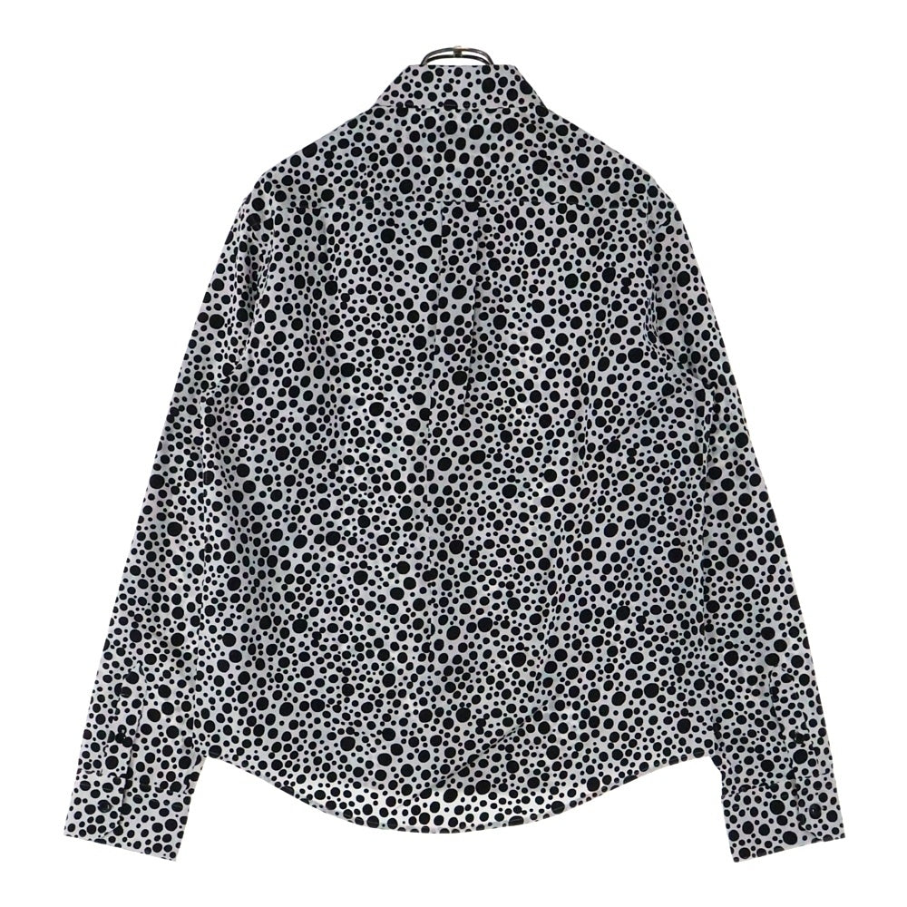 LOUIS VUITTON(ルイヴィトン) ×YK Dots Printed Zipped Shirt RM231H V29 HOS30W ×草間彌生 ドット柄 ジップアップナイロンジャケット ホワイト/ブラック