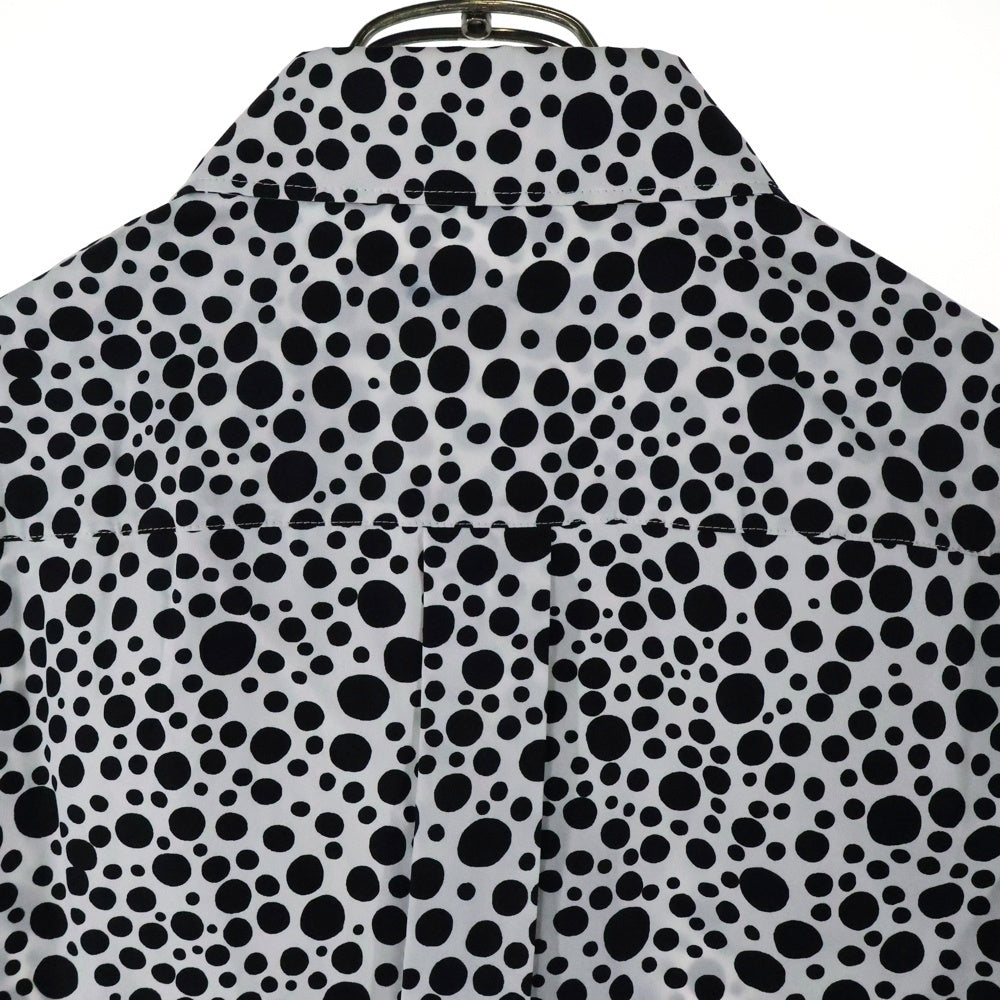 LOUIS VUITTON(ルイヴィトン) ×YK Dots Printed Zipped Shirt RM231H V29 HOS30W ×草間彌生 ドット柄 ジップアップナイロンジャケット ホワイト/ブラック