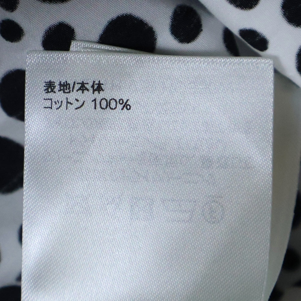 LOUIS VUITTON(ルイヴィトン) ×YK Dots Printed Zipped Shirt RM231H V29 HOS30W ×草間彌生 ドット柄 ジップアップナイロンジャケット ホワイト/ブラック