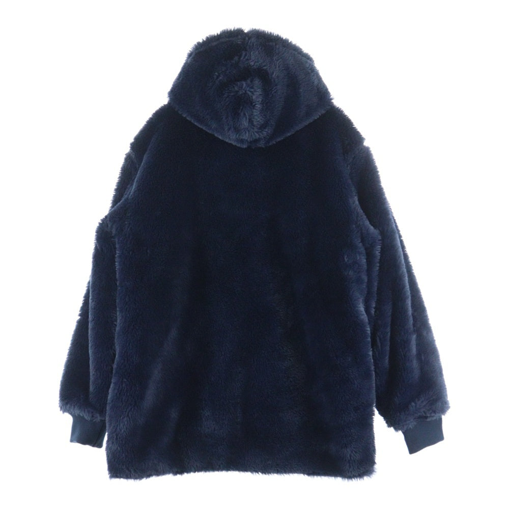SUPREME(シュプリーム) 17AW Reversible Sherpa Work Parka リバーシブルジップアップジャケット ネイビー