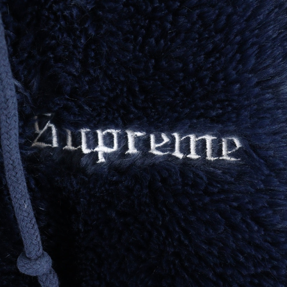 SUPREME(シュプリーム) 17AW Reversible Sherpa Work Parka リバーシブルジップアップジャケット ネイビー