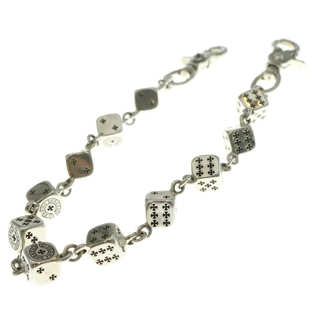 CHROME HEARTS(クロムハーツ) DICE LINK-2 2クリップダイス ウォレットチェーン シルバー