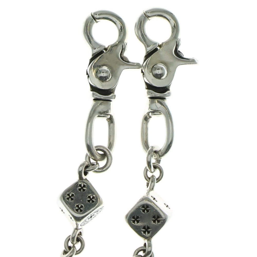 CHROME HEARTS(クロムハーツ) DICE LINK-2 2クリップダイス ウォレットチェーン シルバー