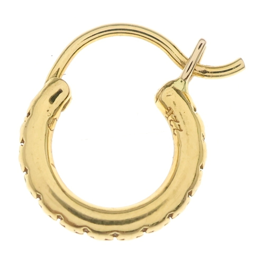 CHROME HEARTS(クロムハーツ) 22K HOOP TFL SML フープピアス ゴールド