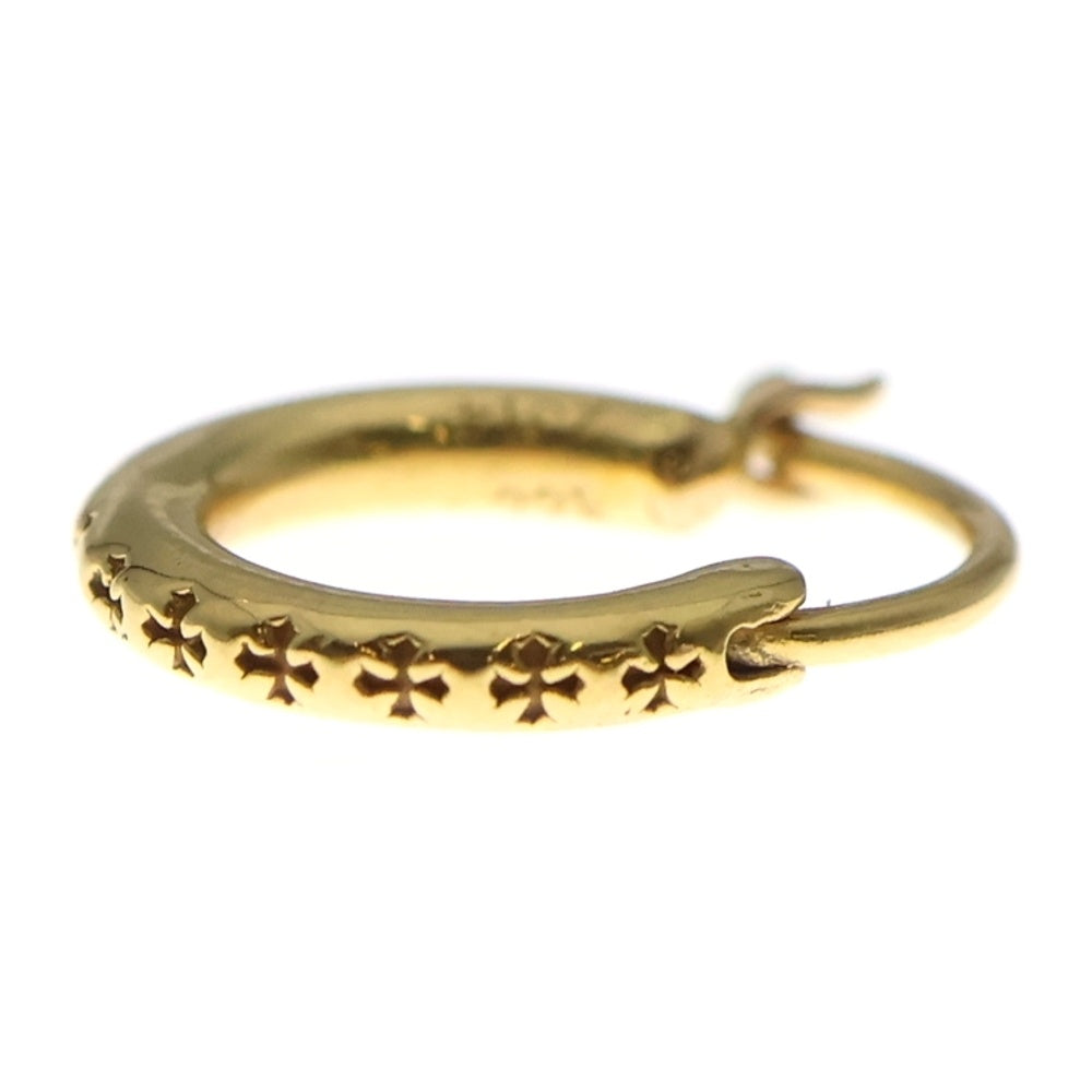 CHROME HEARTS(クロムハーツ) 22K HOOP TFL SML フープピアス ゴールド