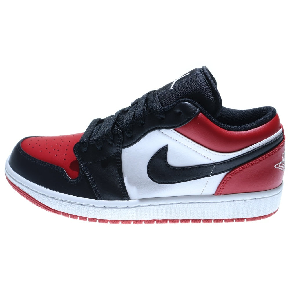NIKE(ナイキ) AIR JORDAN 1 LOW BRED TOE 553558-612 エアジョーダン1 ブレッドトゥ ローカットスニーカー レッド/ブラック US9/27cm