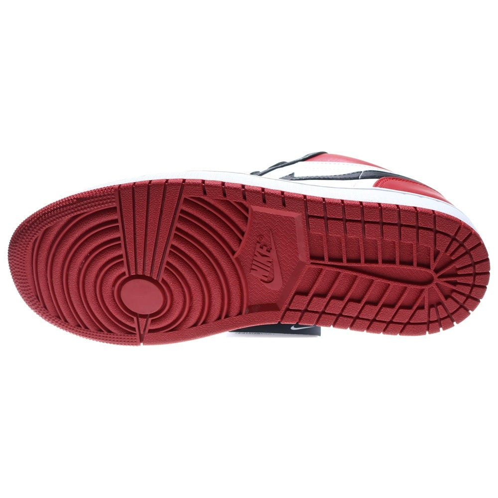 NIKE(ナイキ) AIR JORDAN 1 LOW BRED TOE 553558-612 エアジョーダン1 ブレッドトゥ ローカットスニーカー レッド/ブラック US9/27cm