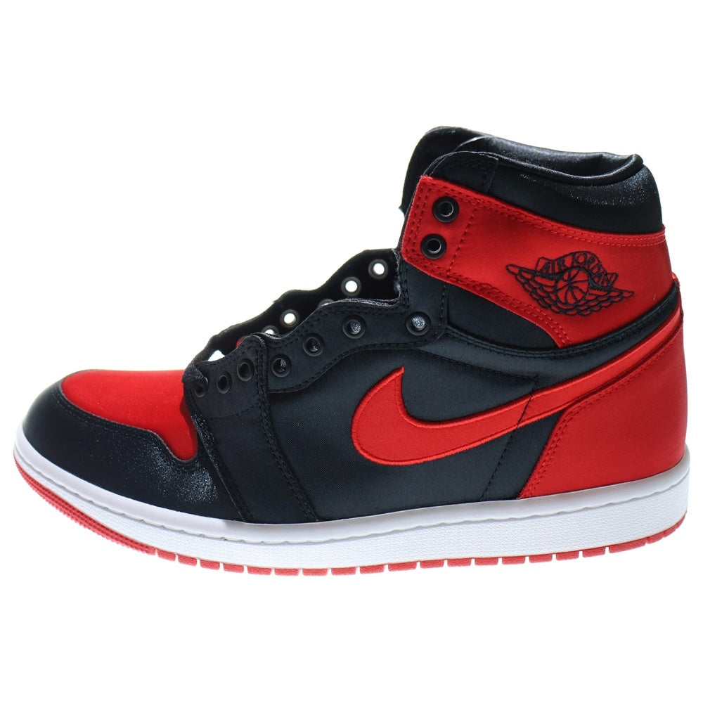 NIKE(ナイキ) WMNS AIR JORDAN1 RETRO HIGH OG FD4810-061 エアジョーダン1 サテンブレッド ハイカットスニーカー US10/27.0cm レッド