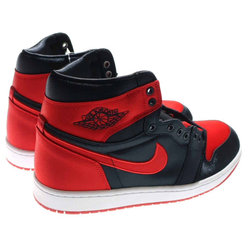 NIKE(ナイキ) WMNS AIR JORDAN1 RETRO HIGH OG FD4810-061 エアジョーダン1 サテンブレッド ハイカットスニーカー US10/27.0cm レッド