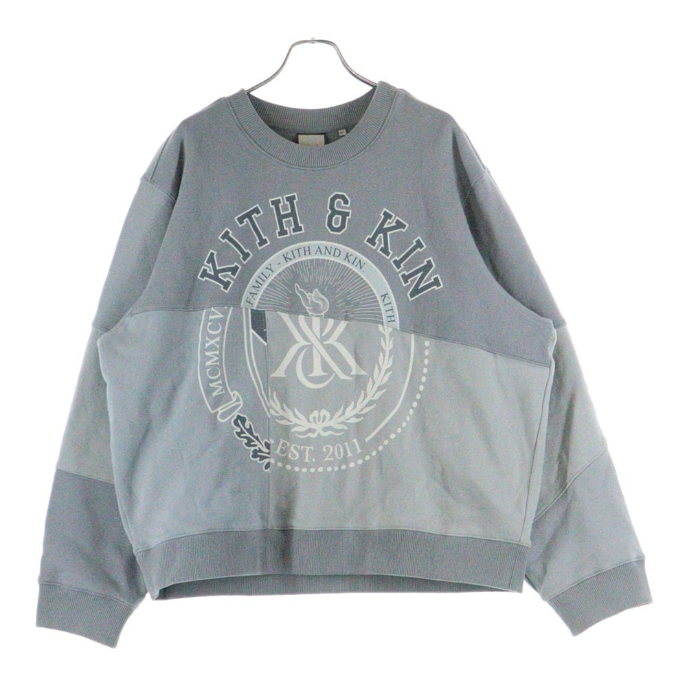 KITH(キス) Patchwork Crewneck Sweatshirt パッチワーククルーネック