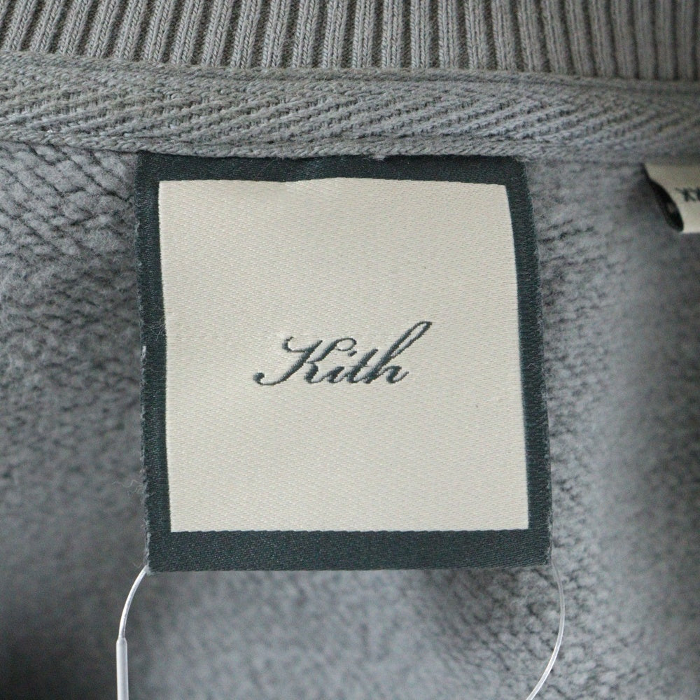 KITH(キス) Patchwork Crewneck Sweatshirt パッチワーククルーネックスウェット グレー KHW030777
