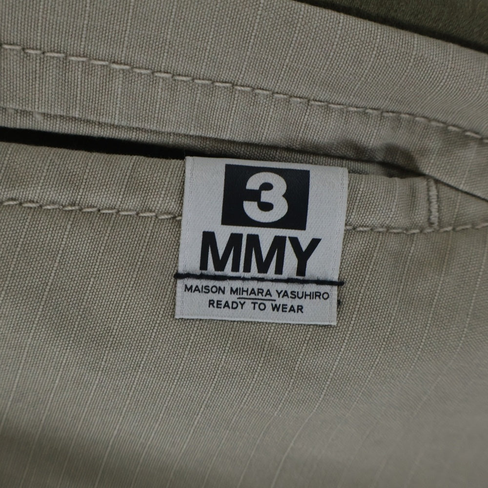 MAISON MIHARAYASUHIRO(メゾンミハラヤスヒロ) FOUR LEGS SHORTS フォーレッグショーツ ドッキング ベージュ/カーキ A14PT042