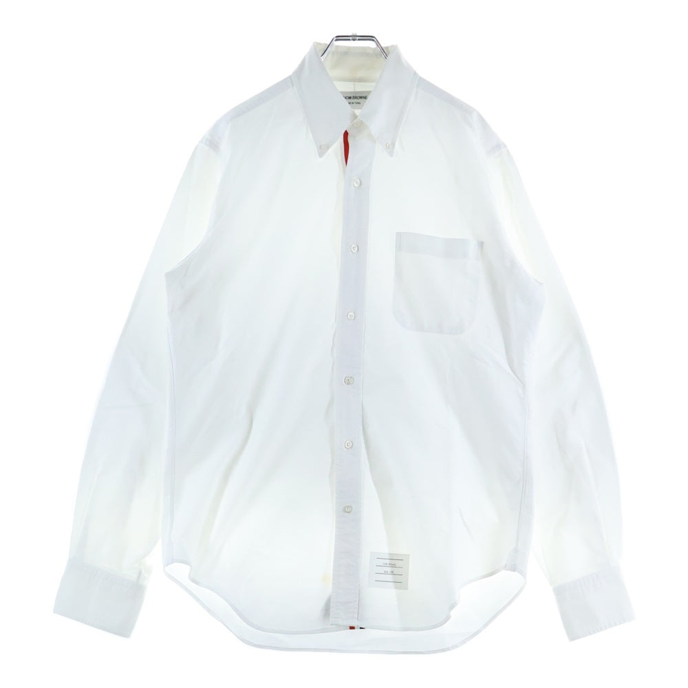 THOM BROWNE(トムブラウン) トリコロールオックスフォードBDシャツ ホワイト MWL010E-00139100