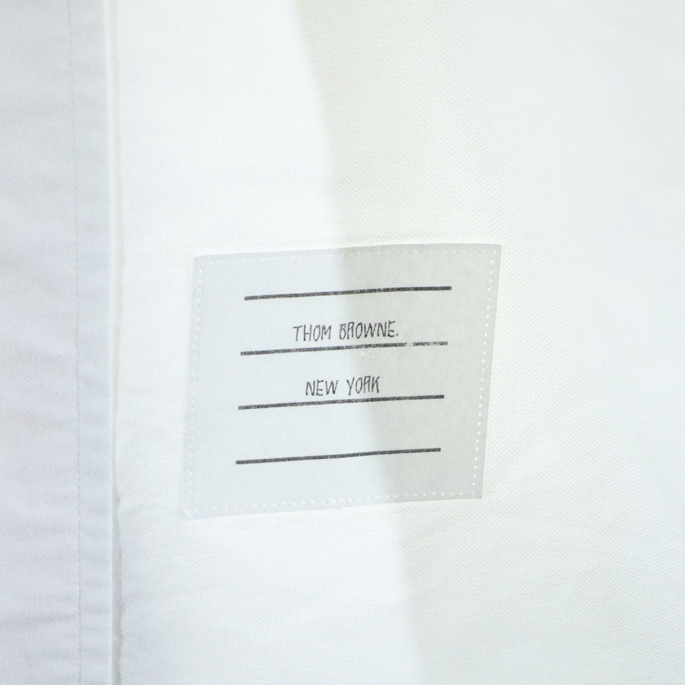 THOM BROWNE(トムブラウン) トリコロールオックスフォードBDシャツ ホワイト MWL010E-00139100