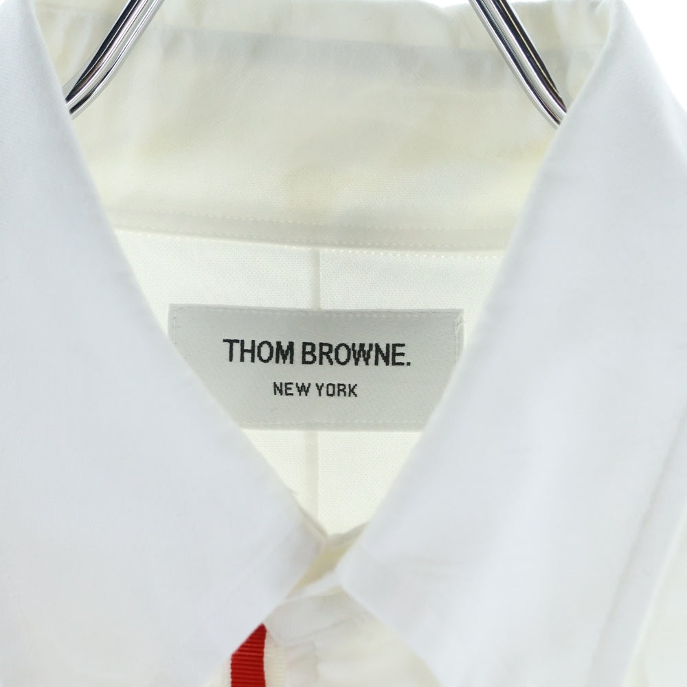 THOM BROWNE(トムブラウン) トリコロールオックスフォードBDシャツ ホワイト MWL010E-00139100
