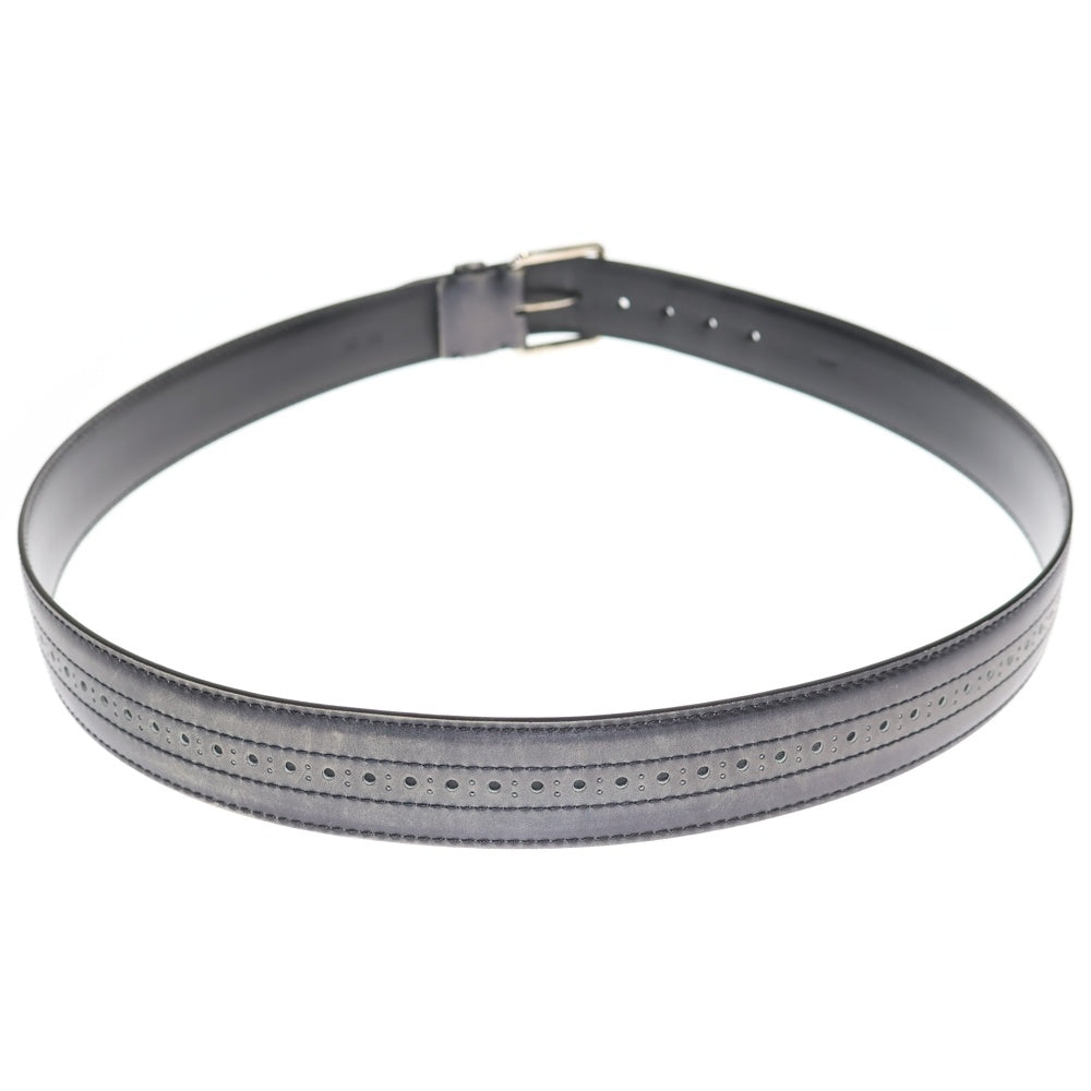 Berluti(ベルルッティ) パティーヌ レザーベルト バックル グレー L1200